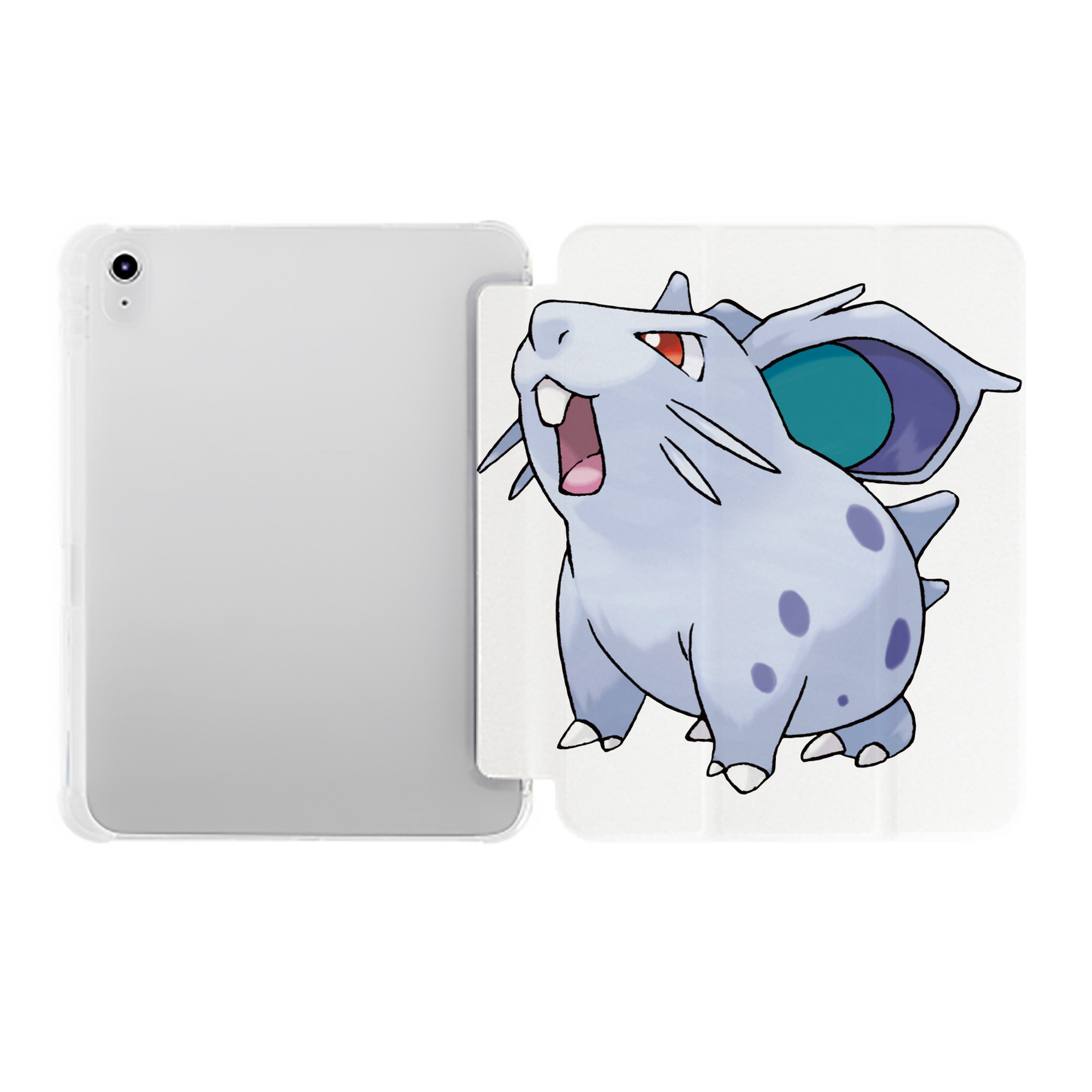 （画像用） ポケットモンスター Pokémon IPad ケース ペン収納付き 三つ折りスタンド PUレザー×シリコン 対応機種9.5/10.5/10.9インチ
